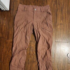 Duluth Trading Co. Dry on the Fly Womens Hiking Pants Bootcut Dusty Pink Size 6